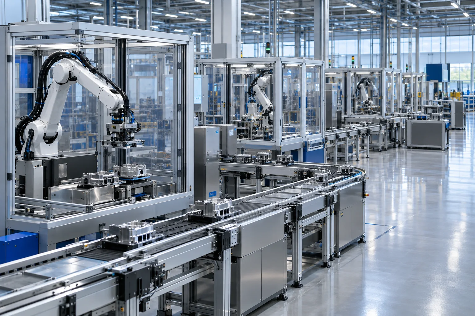 Modular robotic automation cell